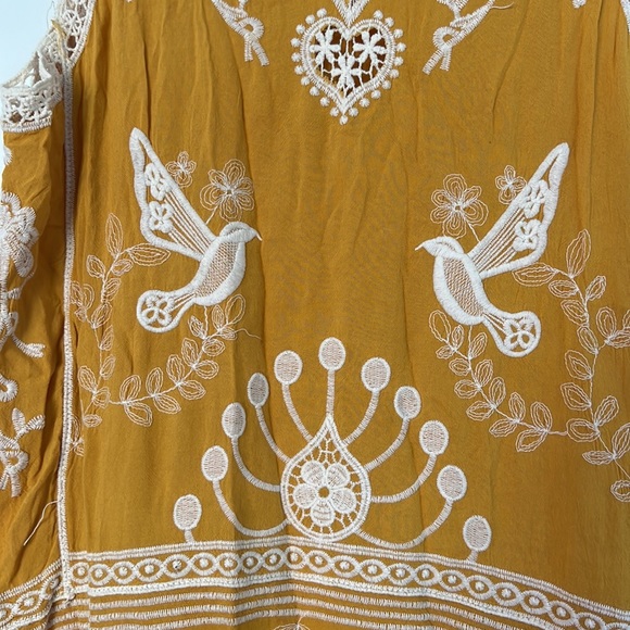 Mustard Kaftan dress - Picture 2 of 4